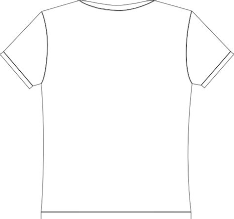 T Shirt Shirt Outline Printable Clipart Clipartix