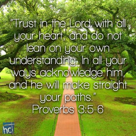 Quotes Proverbs 3 5 6 Quotesgram