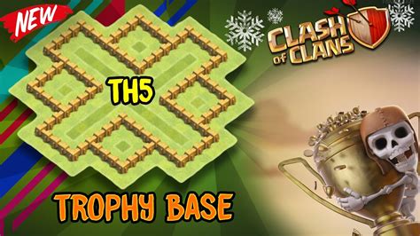 Clash Of Clans New 2018 Undefeated Town Hall 5 Trophy Base Th5