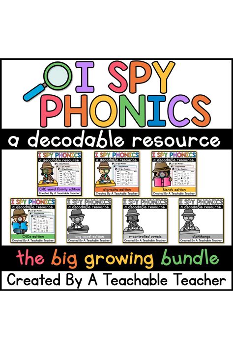 I Spy Phonics Worksheets Fun For All Ages