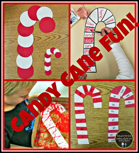 Kindergarten Holding Hands And Sticking Together Candy Cane Fun