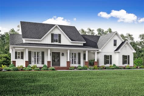 Classic plans typically include a welcoming front porch or wraparound porch, dormer windows on the second floor, shutters, a gable roof, and simple lines. 3 Bedrm, 2466 Sq Ft Country House Plan #142-1166