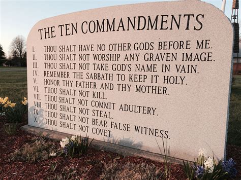 Ten Commandments List Where In The Bible Does It Talk About The Ten