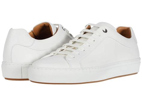 Boss By Hugo Boss Leather Sneaker Mirage Tenn In White Leather White