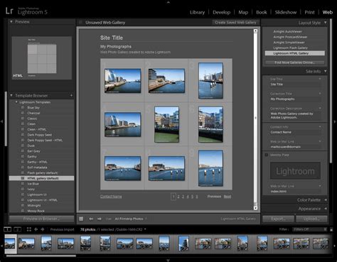 Adobe photoshop lightroom is a photography management software program. adobe lightroom web gallery templates - Nowok