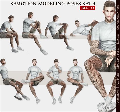 Semotion Male Bento Modeling Poses Set 4 10 Static Poses Flickr
