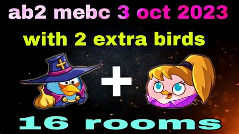 Angry Birds 2 Mighty Eagle Bootcamp Mebc 3 Oct 2023 With 2 Extra Birds