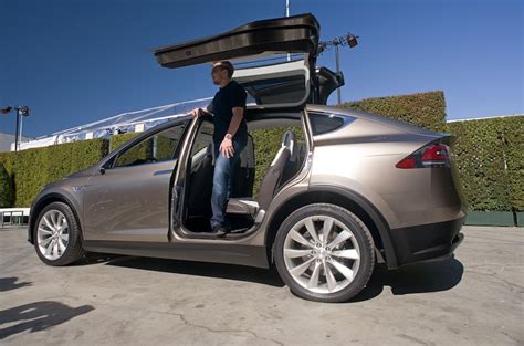 Tesla Model X Falcon Doors Garage