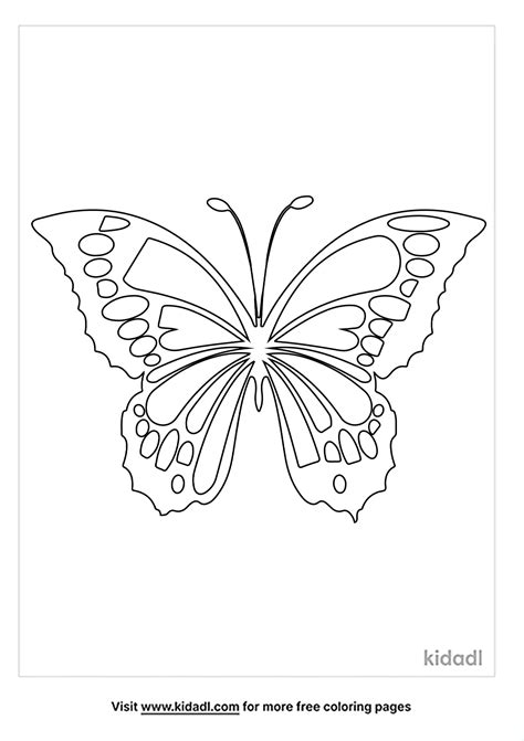 Free Blue Morpho Butterfly Coloring Page Coloring Page Printables