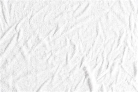 Premium Photo White Fabric Texture Wrinkled Texture Soft Focus White
