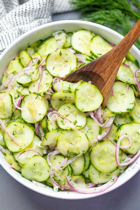 Easy Cucumber Salad Cafe Delites