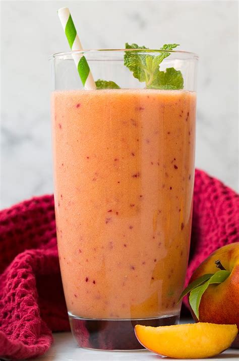 Frozen Strawberry Smoothie { Mango And Peach} Cooking Classy