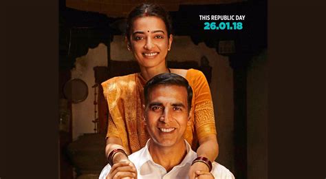 Akshay Kumar Introduces His ‘wife’ Radhika Apte In New ‘padman’ Poster Movie Talkies