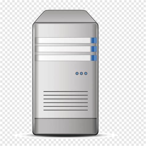 Silver Computer Tower Illustration Computer Icons Computer Servers