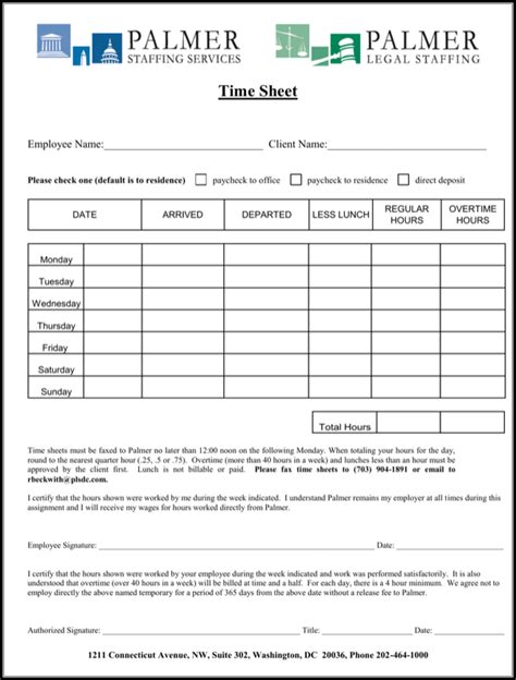 Download Overtime Sheet Format Download In Pdf For Free Formtemplate