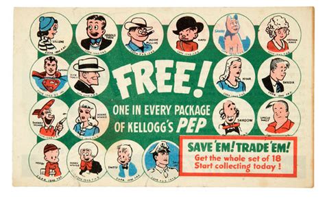 Hakes Kelloggs Pep Promotional Paper