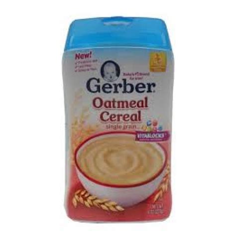 Gerber Baby Cereal Oatmeal 8 Oz