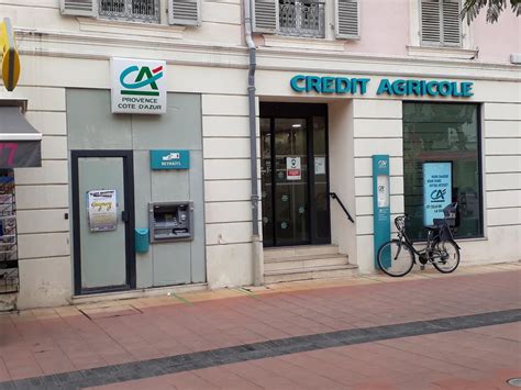 Banque Crédit Agricole Agence St Michel Menton Côte Dazur France