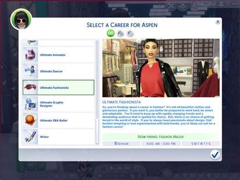 Neia Careers Commons Sims 4 Paserentals