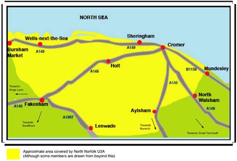 North Norfolk Map