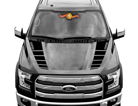 Decal Sticker Racing Stripes Body Kit For Ford F150 Carbon Mirror All