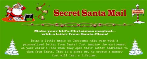Secret Santa Reveal Letter