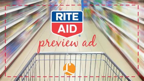 Insider Preview Of The Best Deals At Rite Aid Starting 828 Living