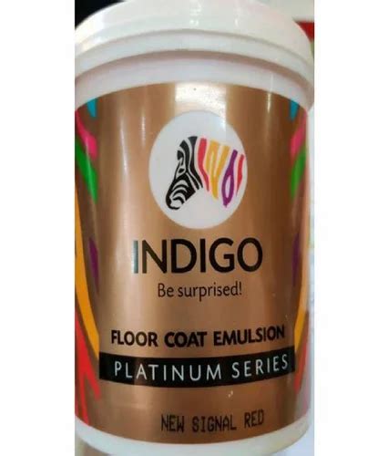 Indigo Floor Coat Emulsion Platinum Series Packaging Size 1 And 4