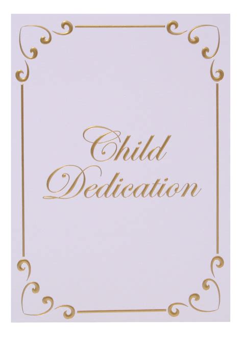 Certificate Baby Dedication Ps 1273 Gold Foil Embossing Koorong