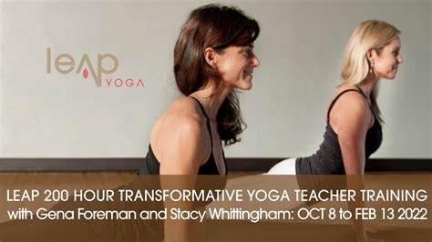 Leap 200 Hour Transformative Yoga Teacher Training Leap Yoga