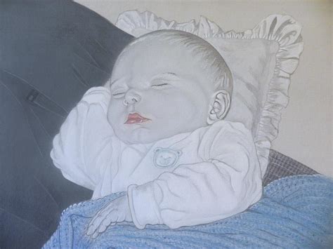 Baby Blue Painting By Ruth Kelly