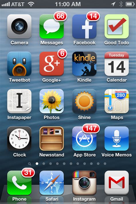 Iphone 4 Home Screen Jeff Rutherford
