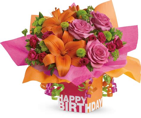 Romantic flowers always make the best birthday gifts, and here at lolaflora, we have a wide variety of flowers for you to. Teleflora's Rosy Birthday Present | Birthday flowers for ...