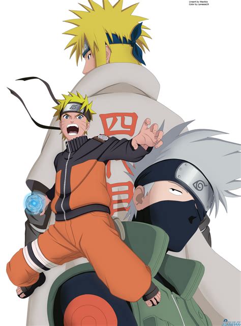 Minato Naruto And Kakashi By Lanessa29 On Deviantart