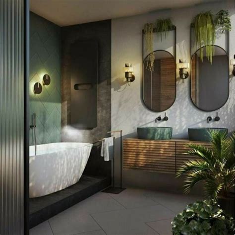 36 Stunning Nature Bathroom Design Ideas To Get Fresh Look In 2020