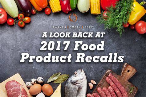 A Look Back At 2017 Food Product Recalls Parker Smith And Feek