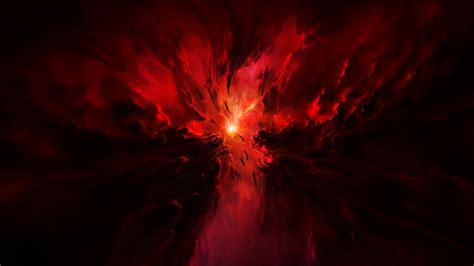 Abstract Outer Space Red 1920x1080 Wallpaper High Quality
