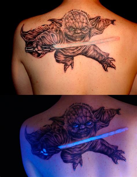 Glow In The Dark Yoda Tattoo Imgur