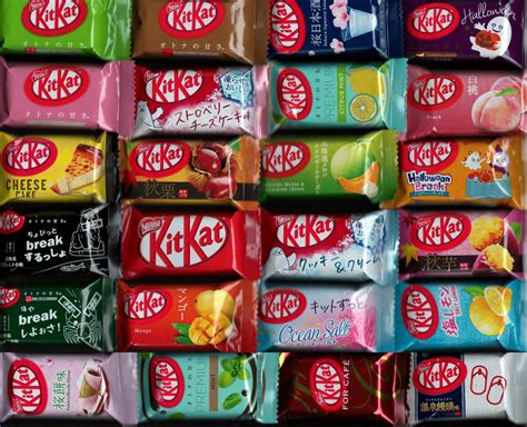 24 Kinds Of Kitkat 1 Each 24 Flavors In Total Etsy