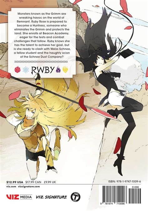 Rwby The Official Manga Vol 1 Book By Bunta Kinami Rooster Teeth