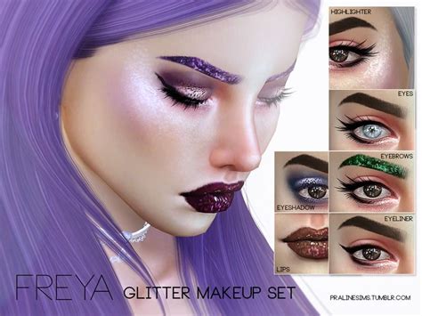 Glittery Makeup Set Perfect For Festive Occasions Found In Tsr