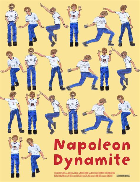 Let this iconic piece of movie history / memorabilia / nostalgia serve as a cult classic Napoleon Dynamite Movie Poster | Fabiola Einhorn | Flickr