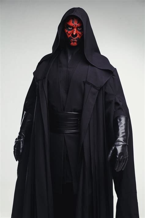 Star Wars Hooded Robe Sith Lord Cosplay Darth Maul Costume Etsy