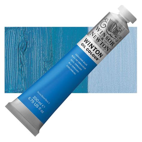 Winsor And Newton Winton Oil Color Cerulean Blue 200 Ml Tube Blick