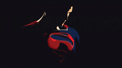 Download Wallpaper 1366x768 Superman Justice League Minimal And Dark