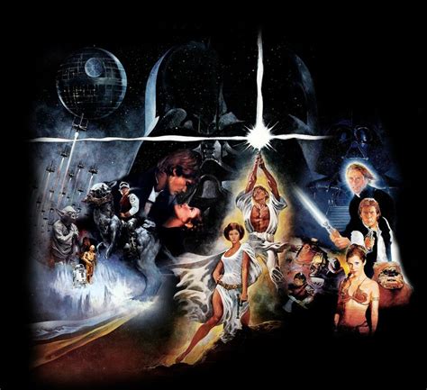 Star Wars Trilogy Poster By Stephenreams Star Wars Trilogy Poster