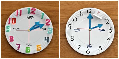 How To Make A Paper Plate Clock