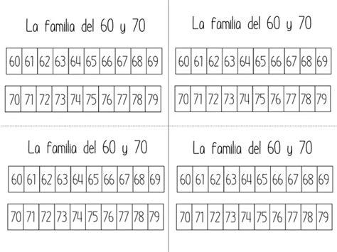 Fichas Familia Del 60 Y 70 Profesocial