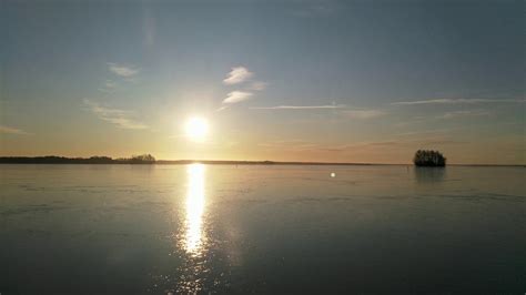 Winter Morning At Pyhäjärvi Lake Finland Youtube
