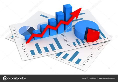 Business Finance Graph 3d Illustration Stock Photo By ©mstanley 204020864